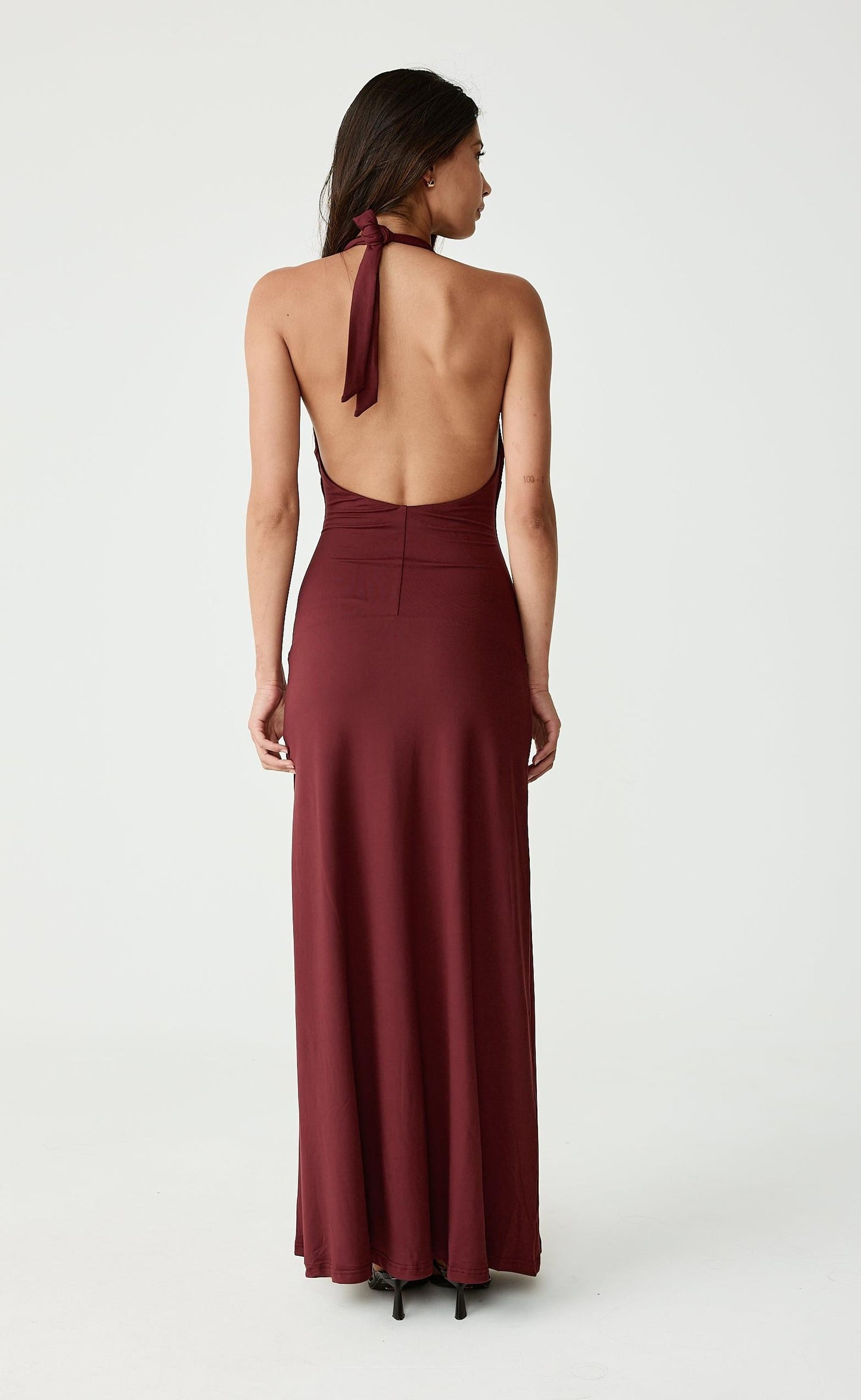 Araminta Maxi Dress (Wine)