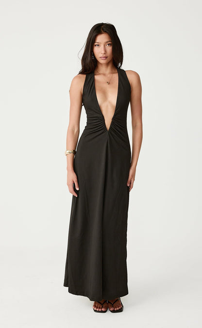 Avril Maxi Dress (Black)