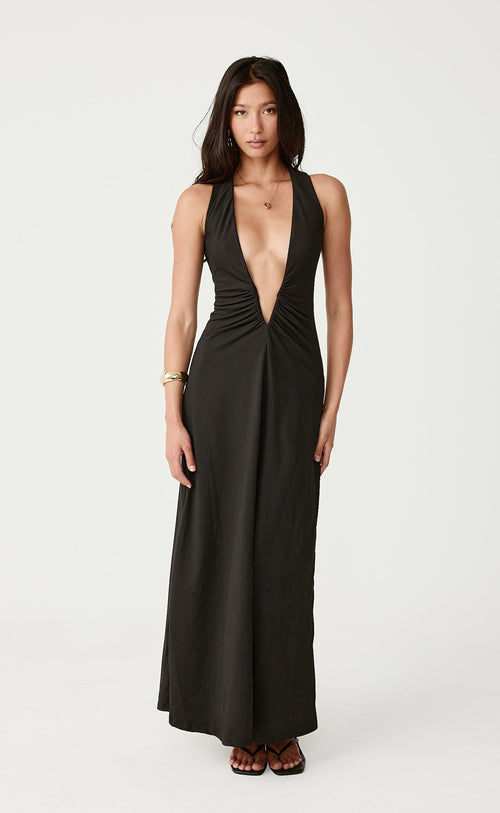 Avril Maxi Dress (Black)