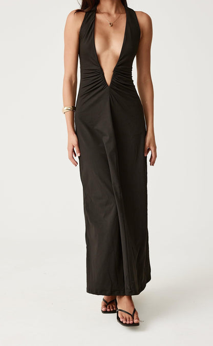 Avril Maxi Dress (Black)