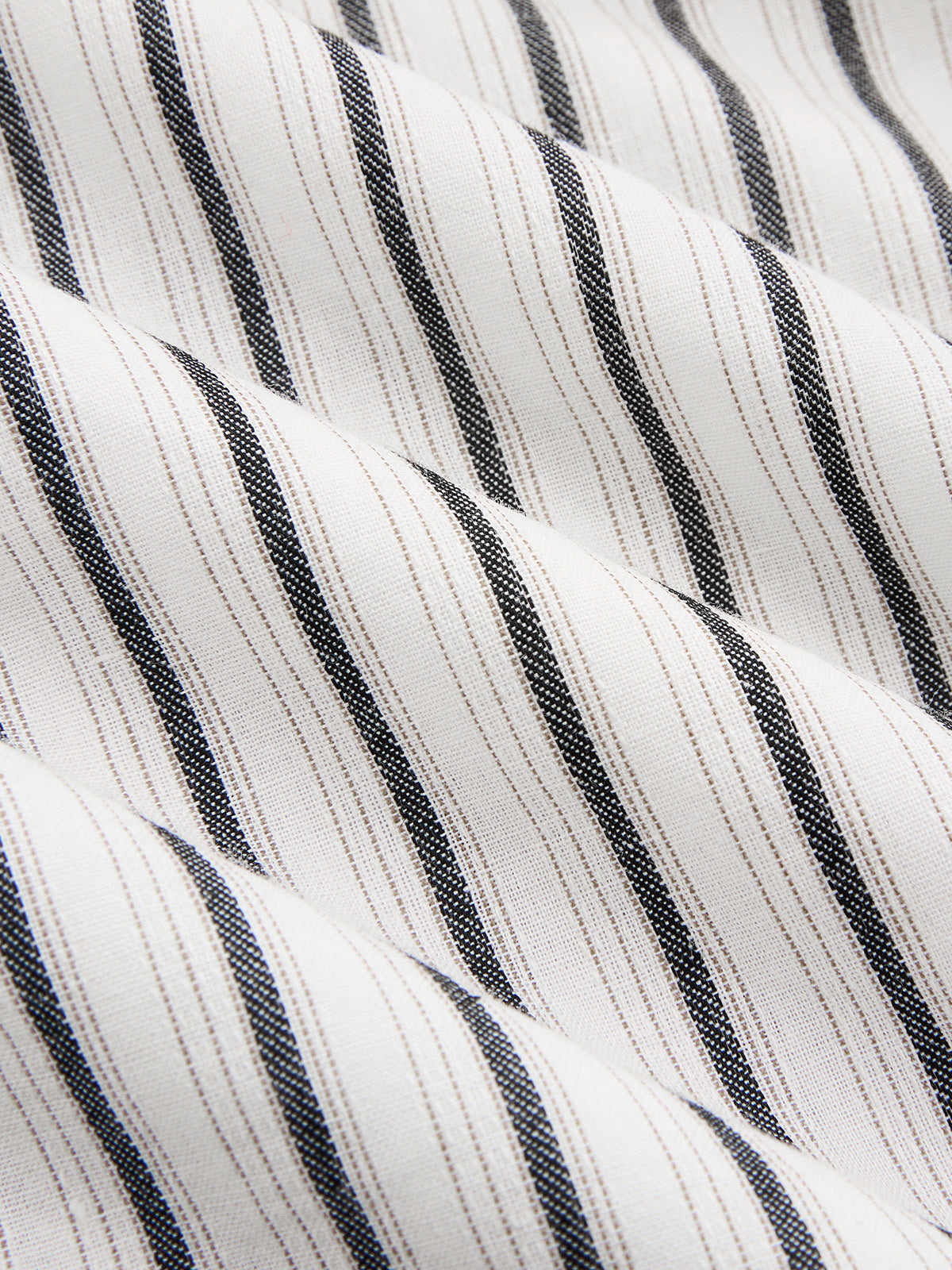 Striped Cotton Buttoned Maxi Dress