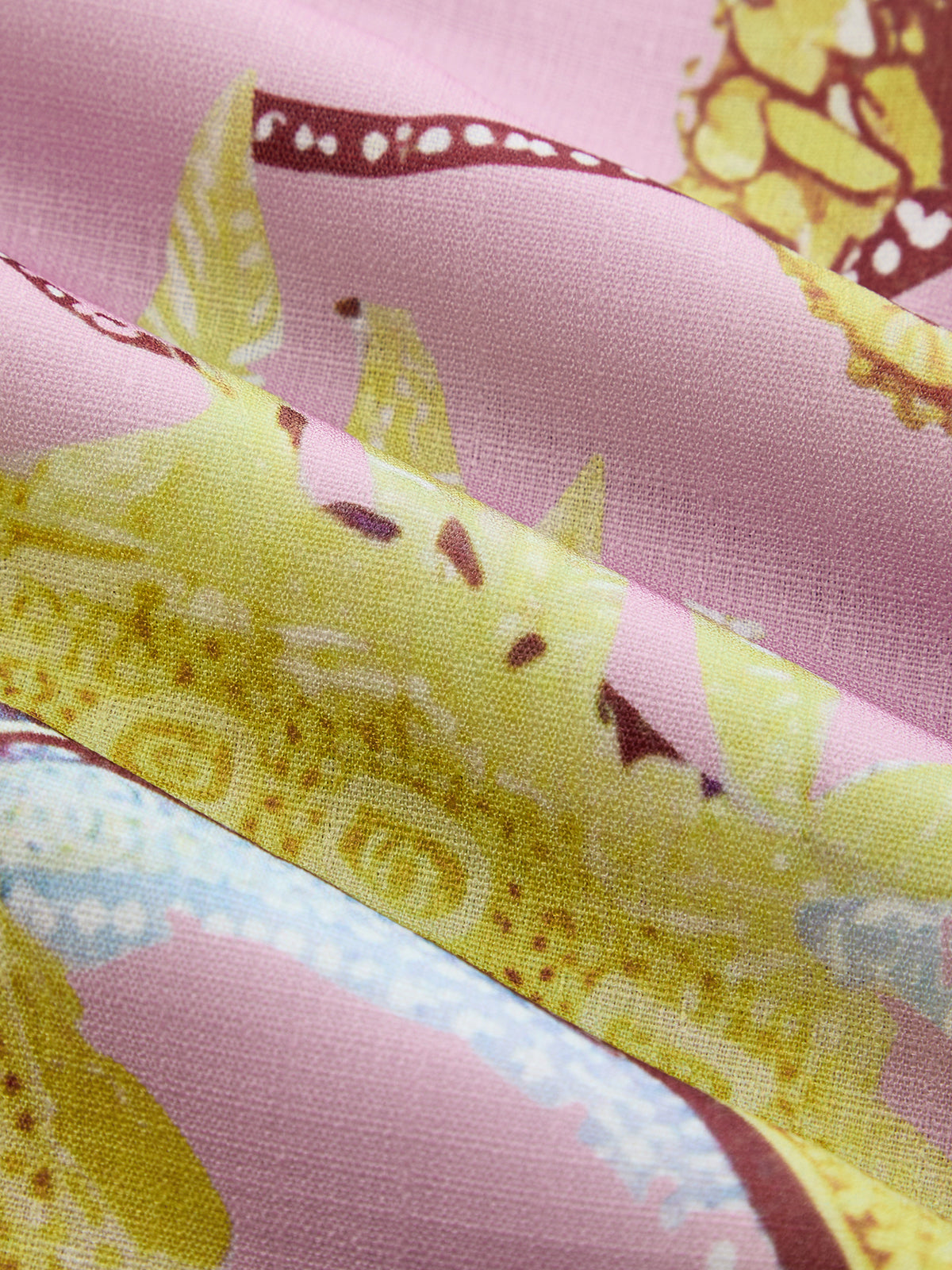 Tie Strap Printed Maxi Dress