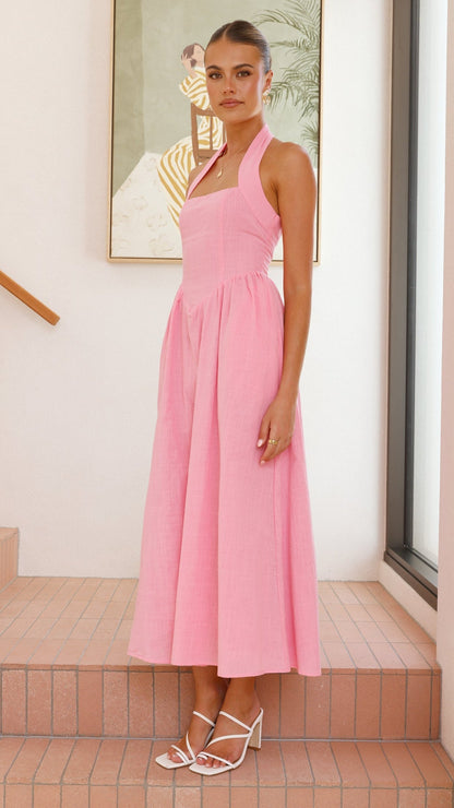 Caden Maxi Dress - Pink