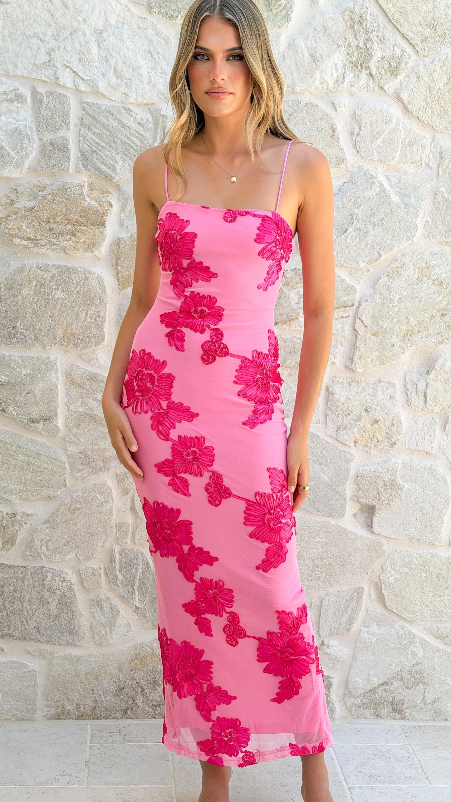Alara Maxi Dress - Pink