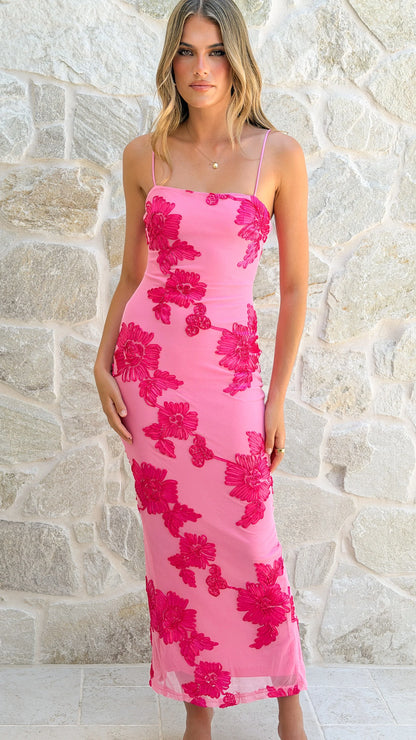 Alara Maxi Dress - Pink