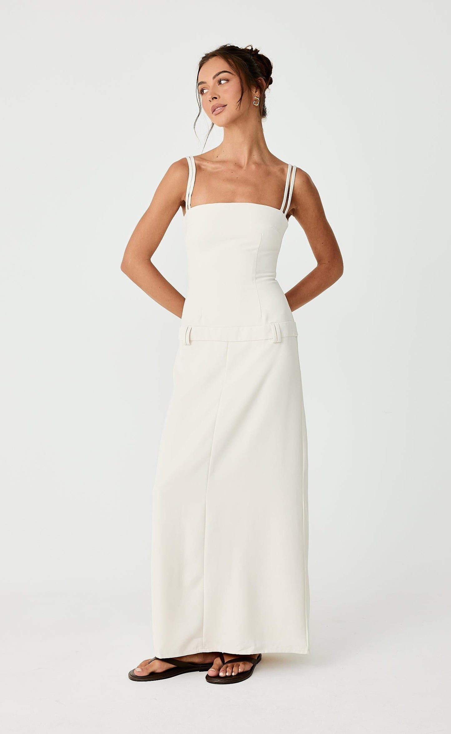 Boone Maxi Dress (Oat)