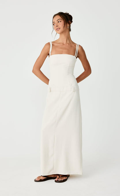 Boone Maxi Dress (Oat)