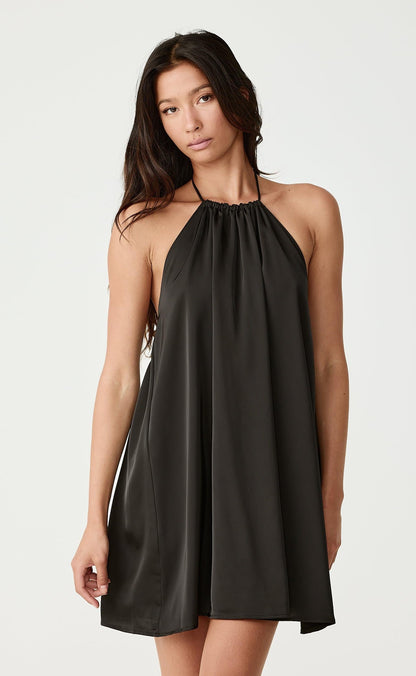 Brooklyn Mini Dress (Black)