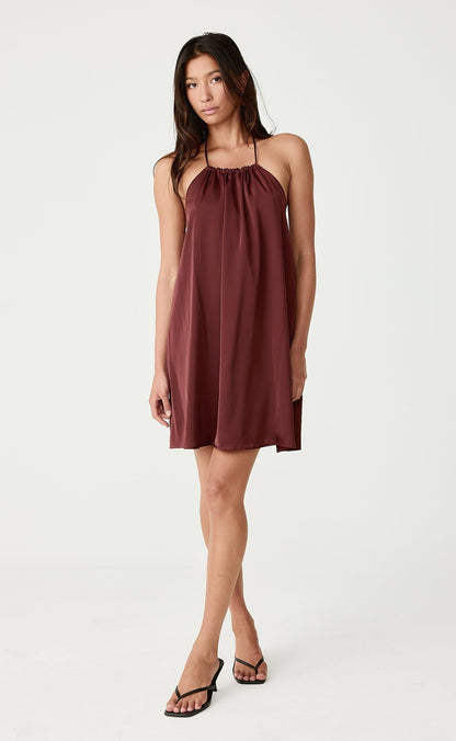 Brooklyn Mini Dress (Sangria)