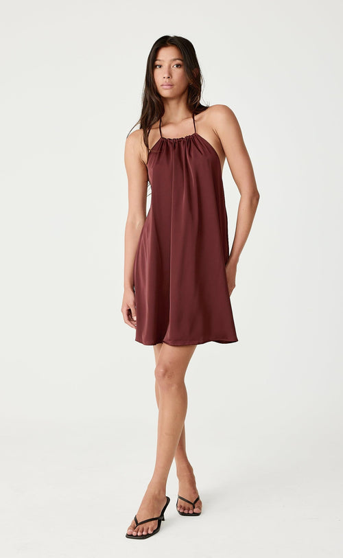 Brooklyn Mini Dress (Sangria)