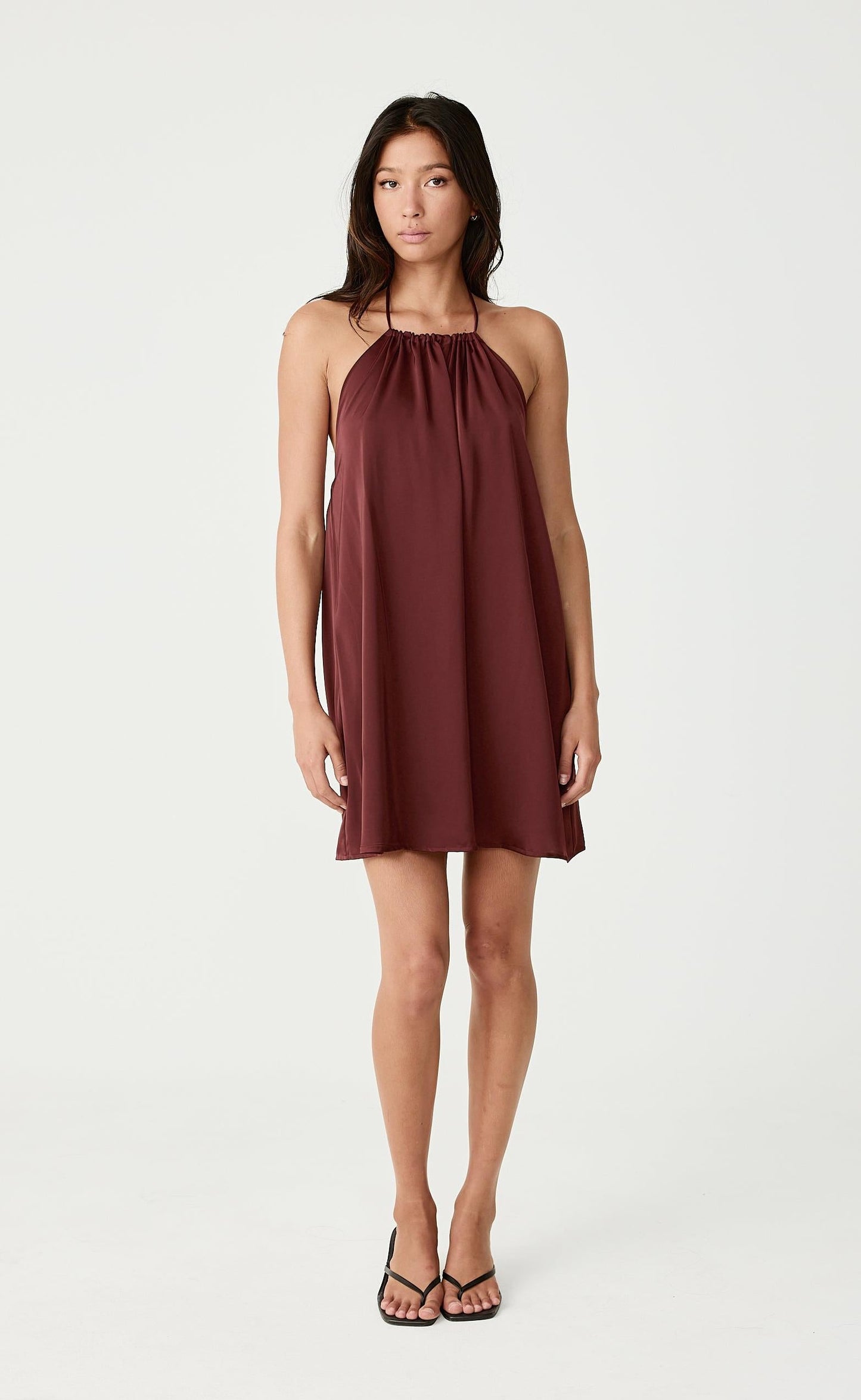 Brooklyn Mini Dress (Sangria)