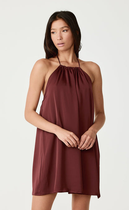 Brooklyn Mini Dress (Sangria)