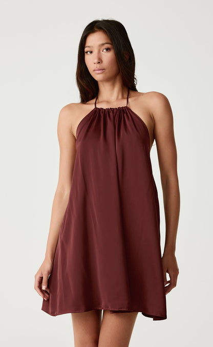 Brooklyn Mini Dress (Sangria)