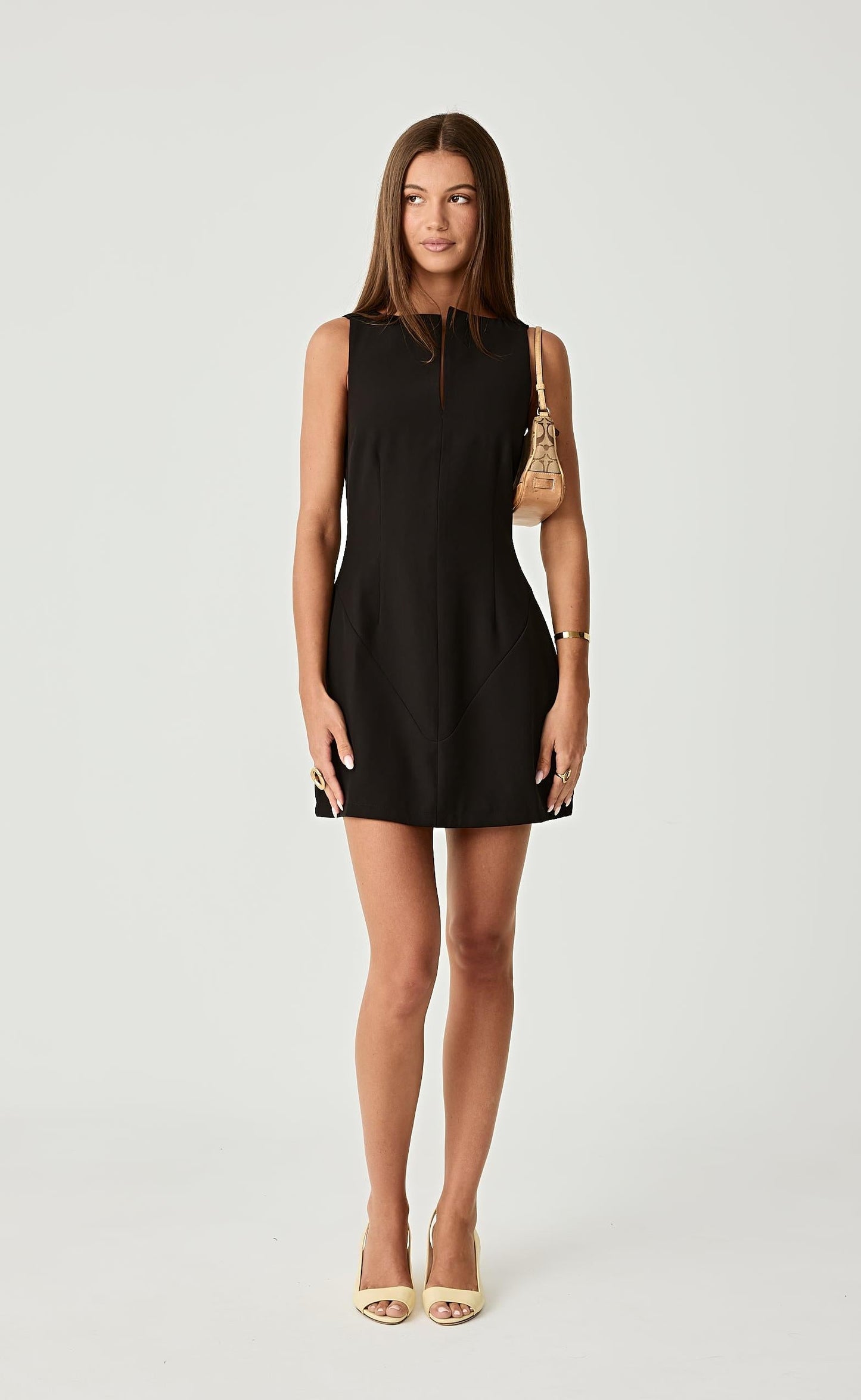 Cairo Mini Dress (Black)