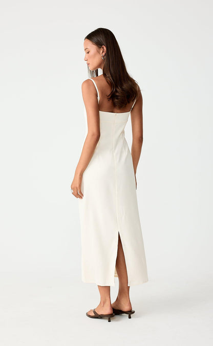 Charmed Midi Dress (Cream)