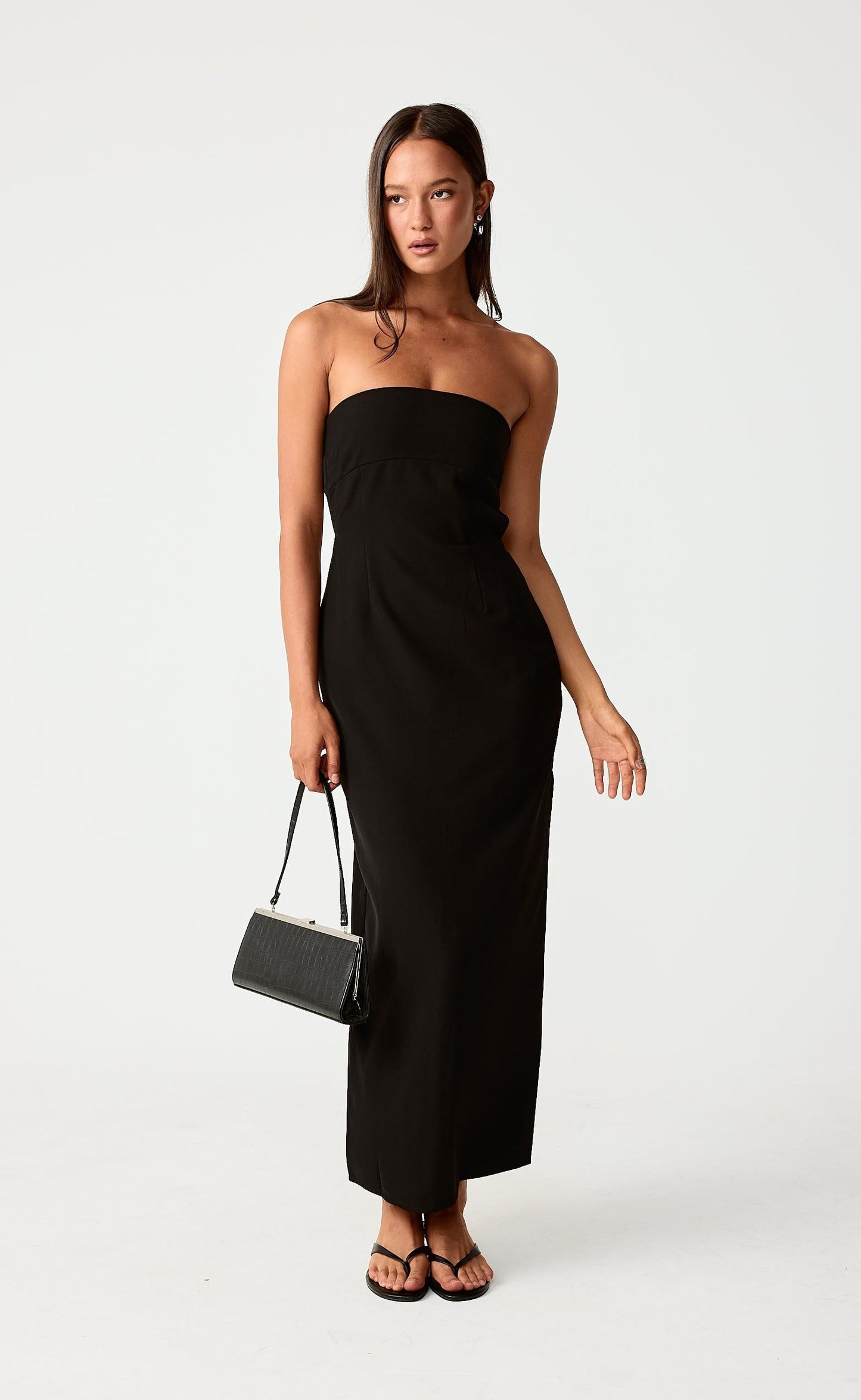 Cityscape Maxi Dress (Black)