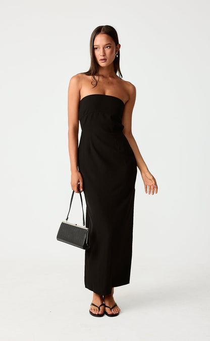 Cityscape Maxi Dress (Black)