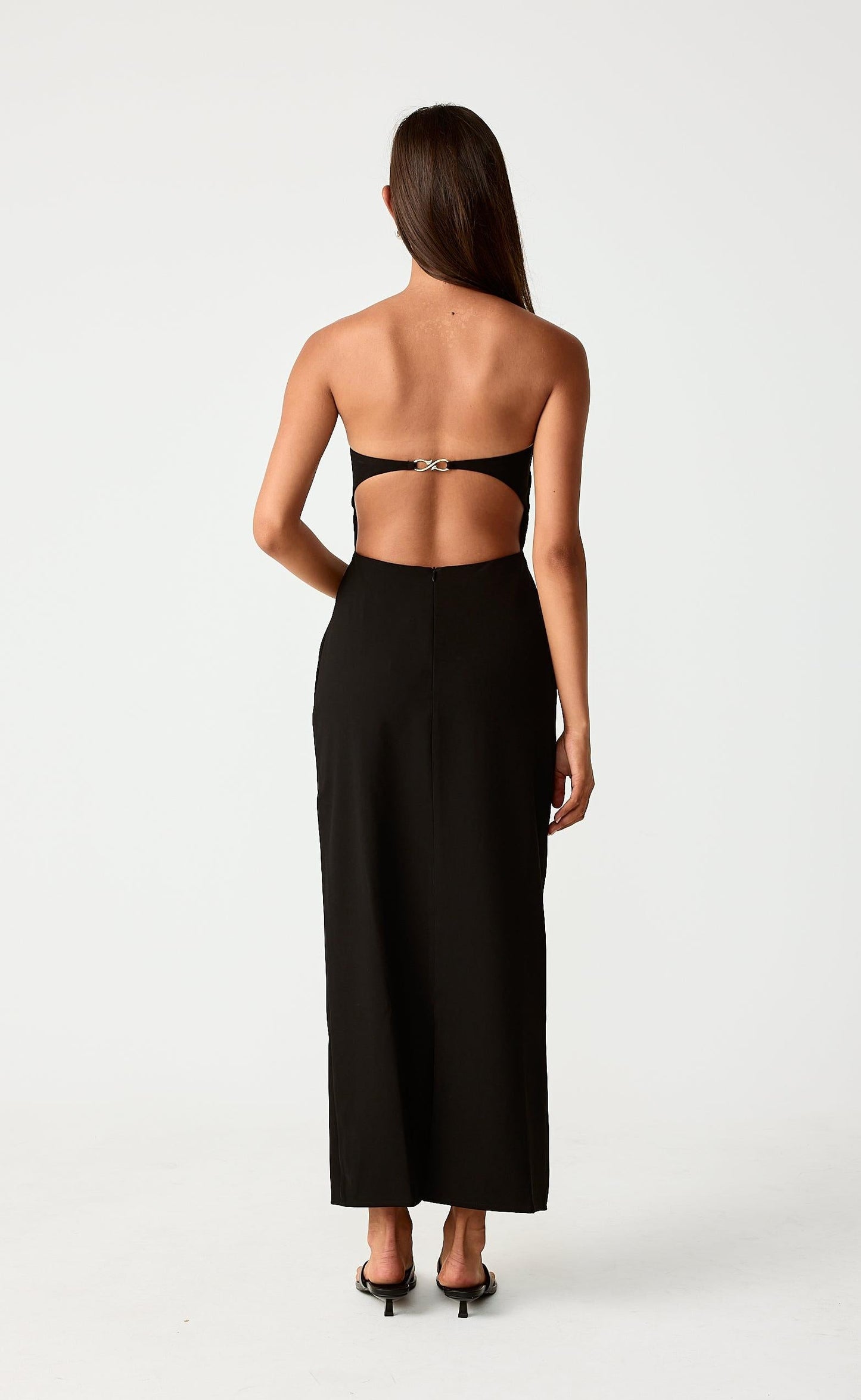 Cityscape Maxi Dress (Black)