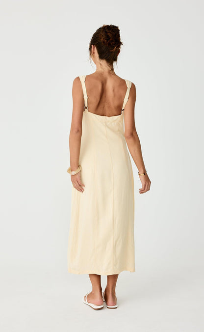 Conway Midi Dress (Lemon)