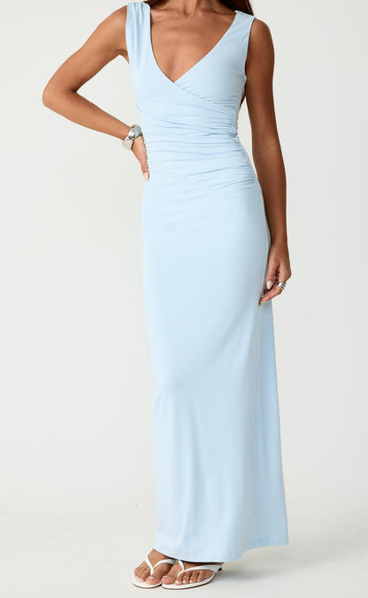 Cory Maxi Dress (Ice Blue)