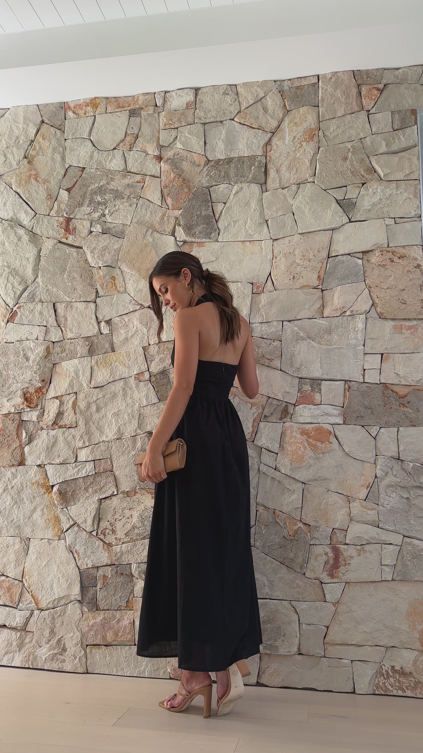 Caden Maxi Dress (Black)