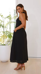 Caden Maxi Dress (Black)