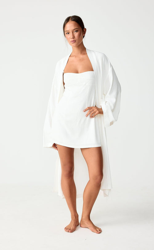 Selene Mini Dress (White)