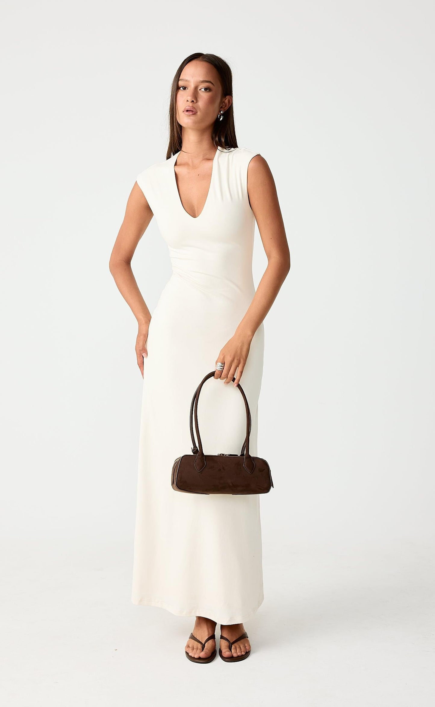 Deka Maxi Dress (Oat)