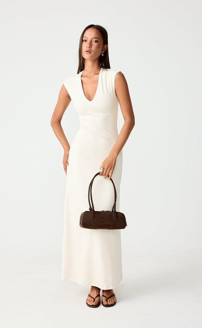 Deka Maxi Dress (Oat)