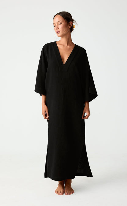 Donna Maxi Dress (Black)