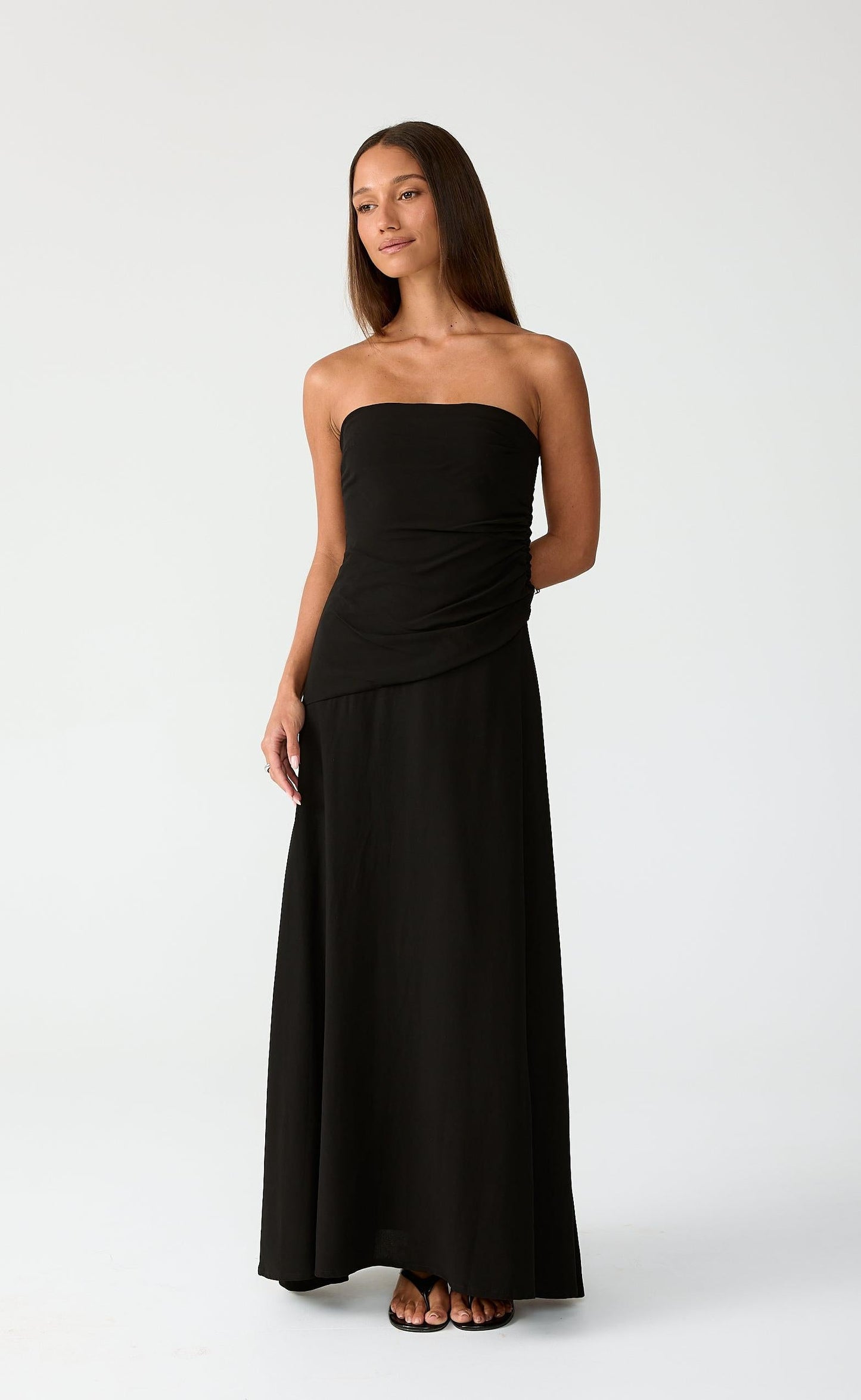 Doria Maxi Dress (Black)