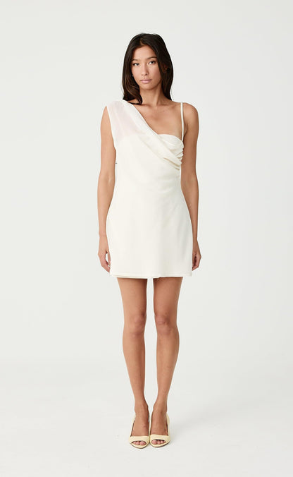Davina Mini Dress (Oat)