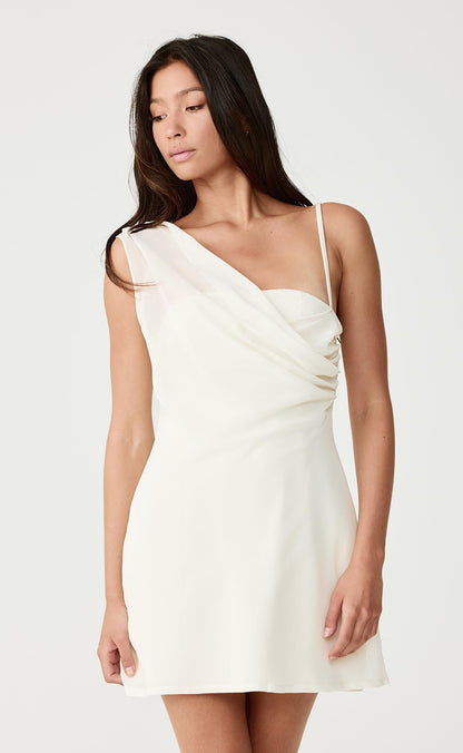 Davina Mini Dress (Oat)