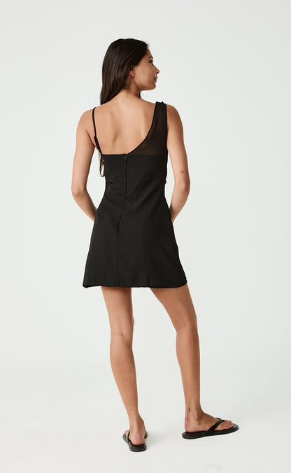 Davina Mini Dress (Black)