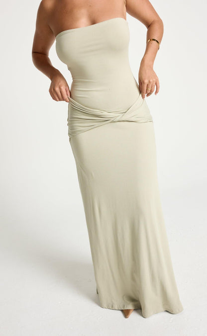Edela Maxi Dress (Seagrass)