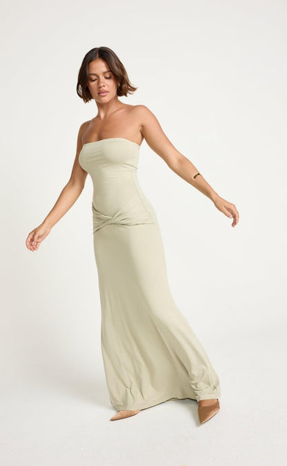 Edela Maxi Dress (Seagrass)