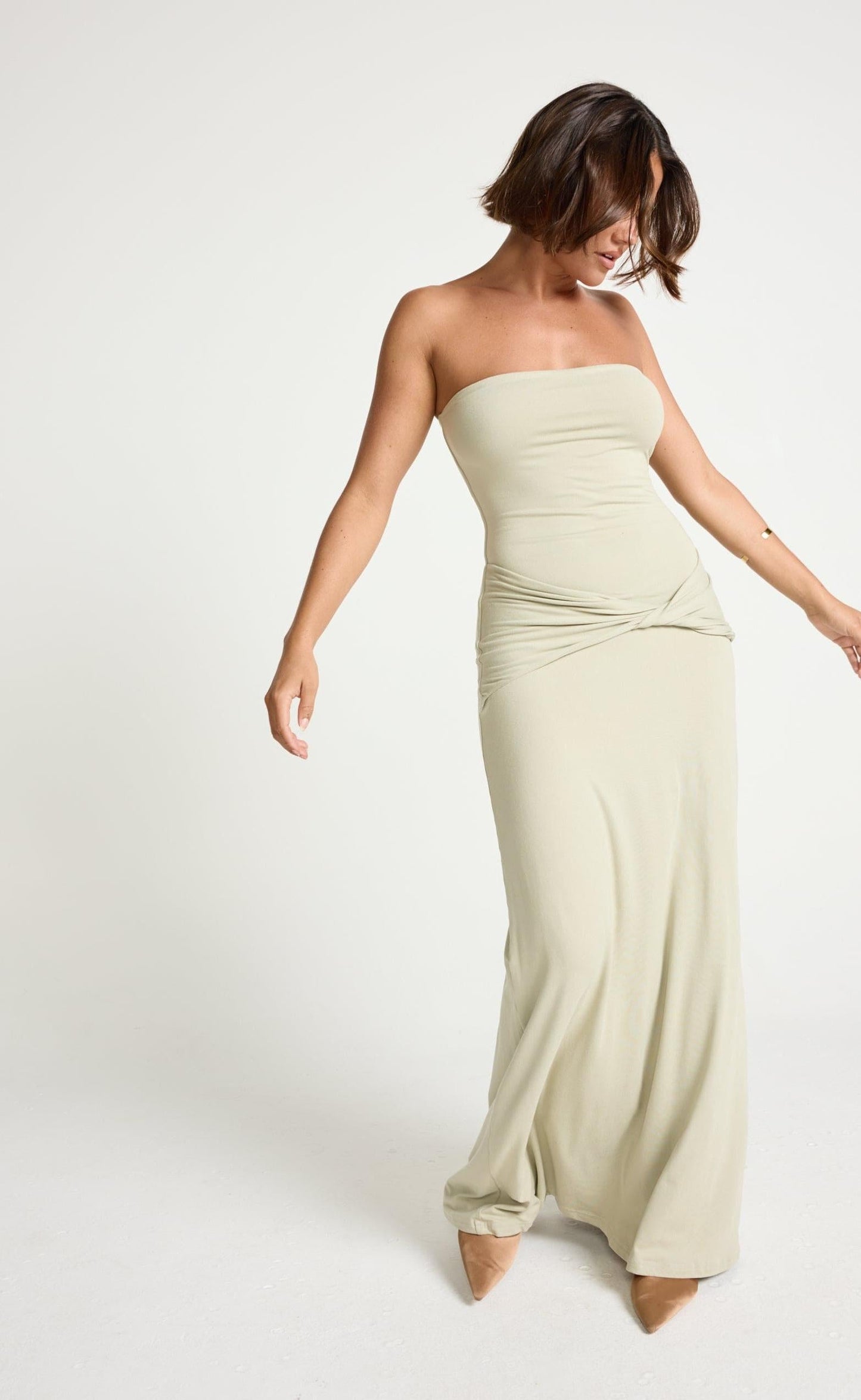Edela Maxi Dress (Seagrass)