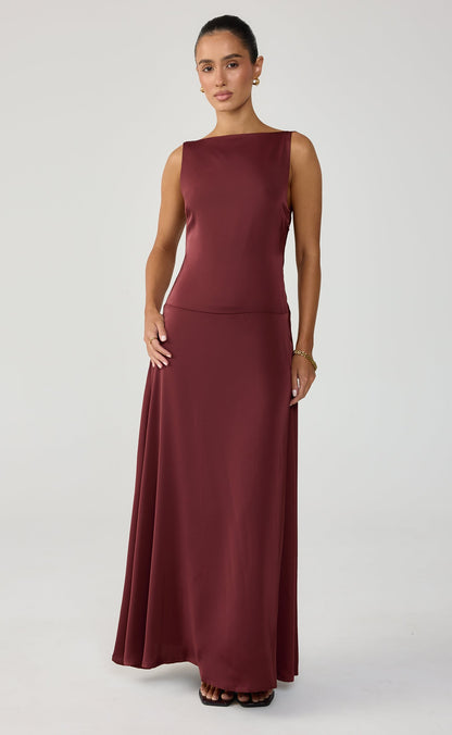 Ellison Maxi Dress (Sangria)