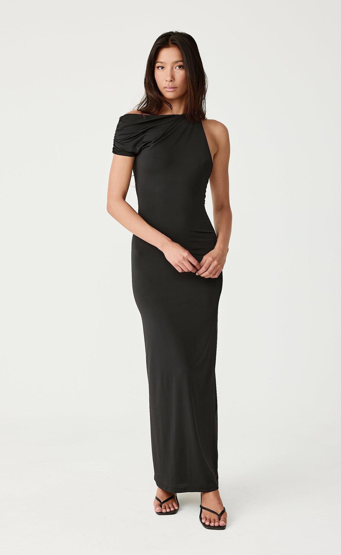 Eliana Maxi Dress (Black)