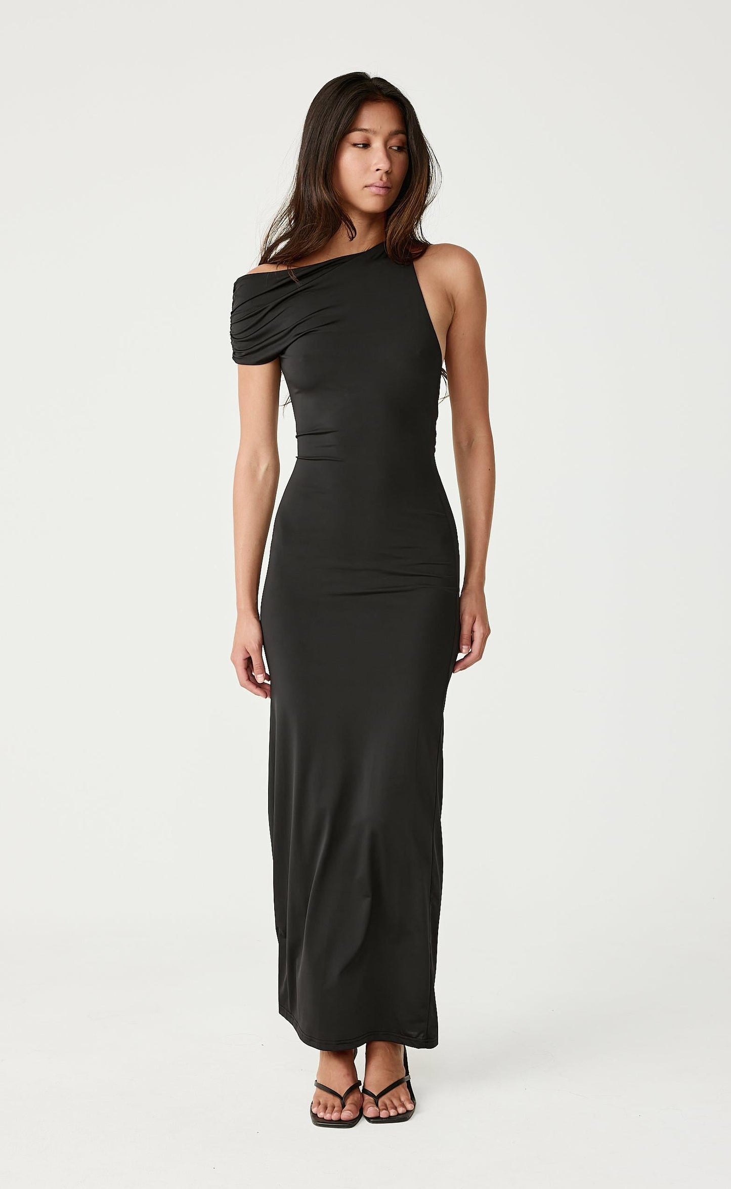 Eliana Maxi Dress (Black)