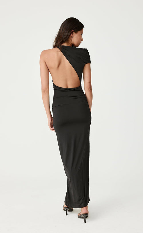 Eliana Maxi Dress (Black)