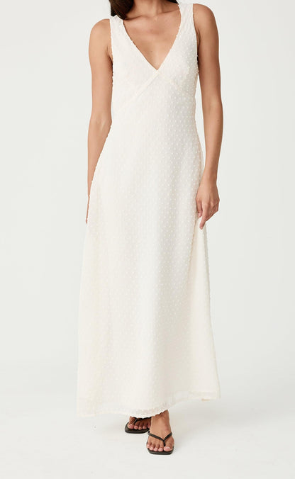Emery Maxi Dress (Cream)