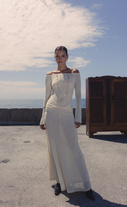 Soleil Maxi Dress (Buttermilk)