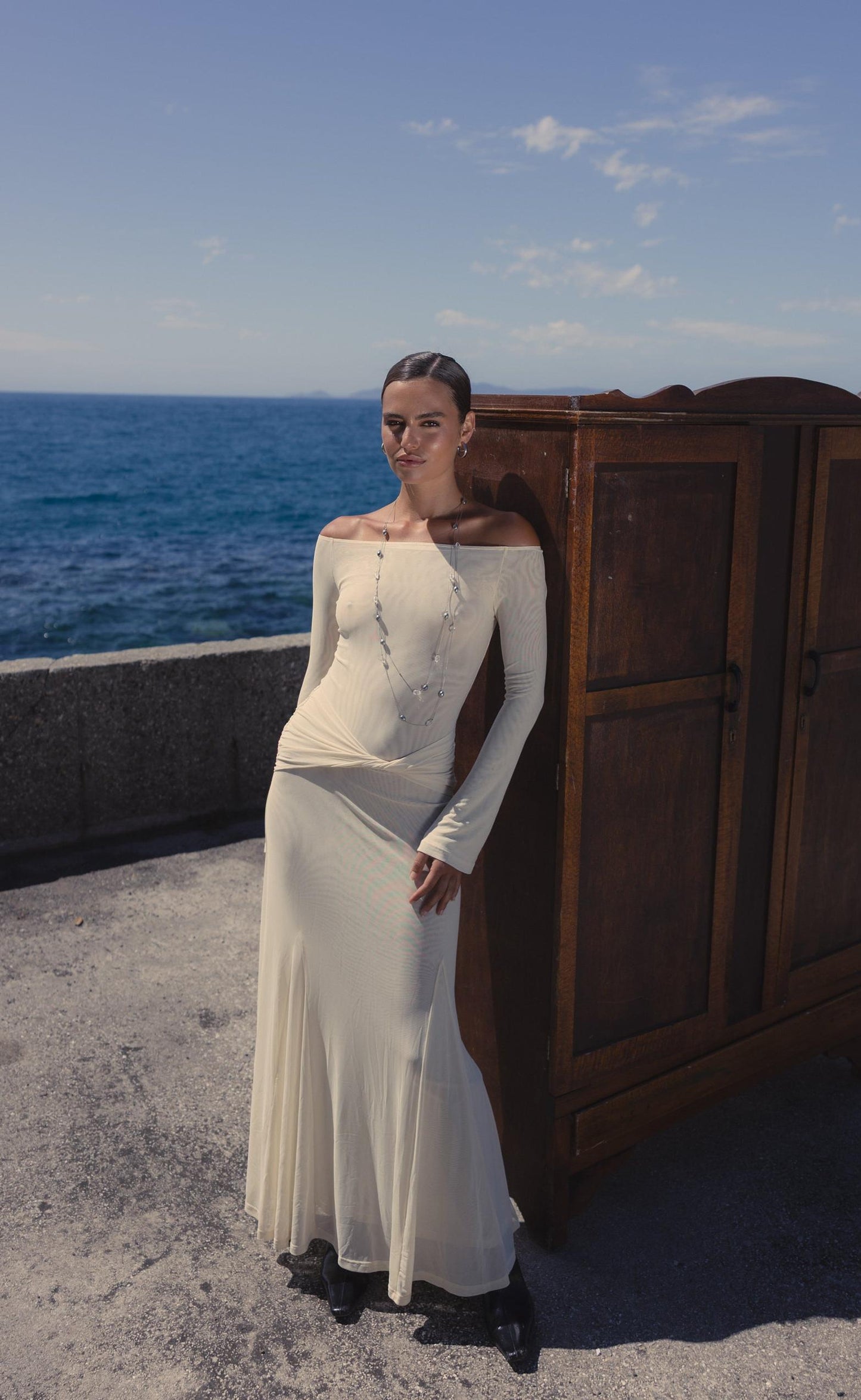 Soleil Maxi Dress (Buttermilk)