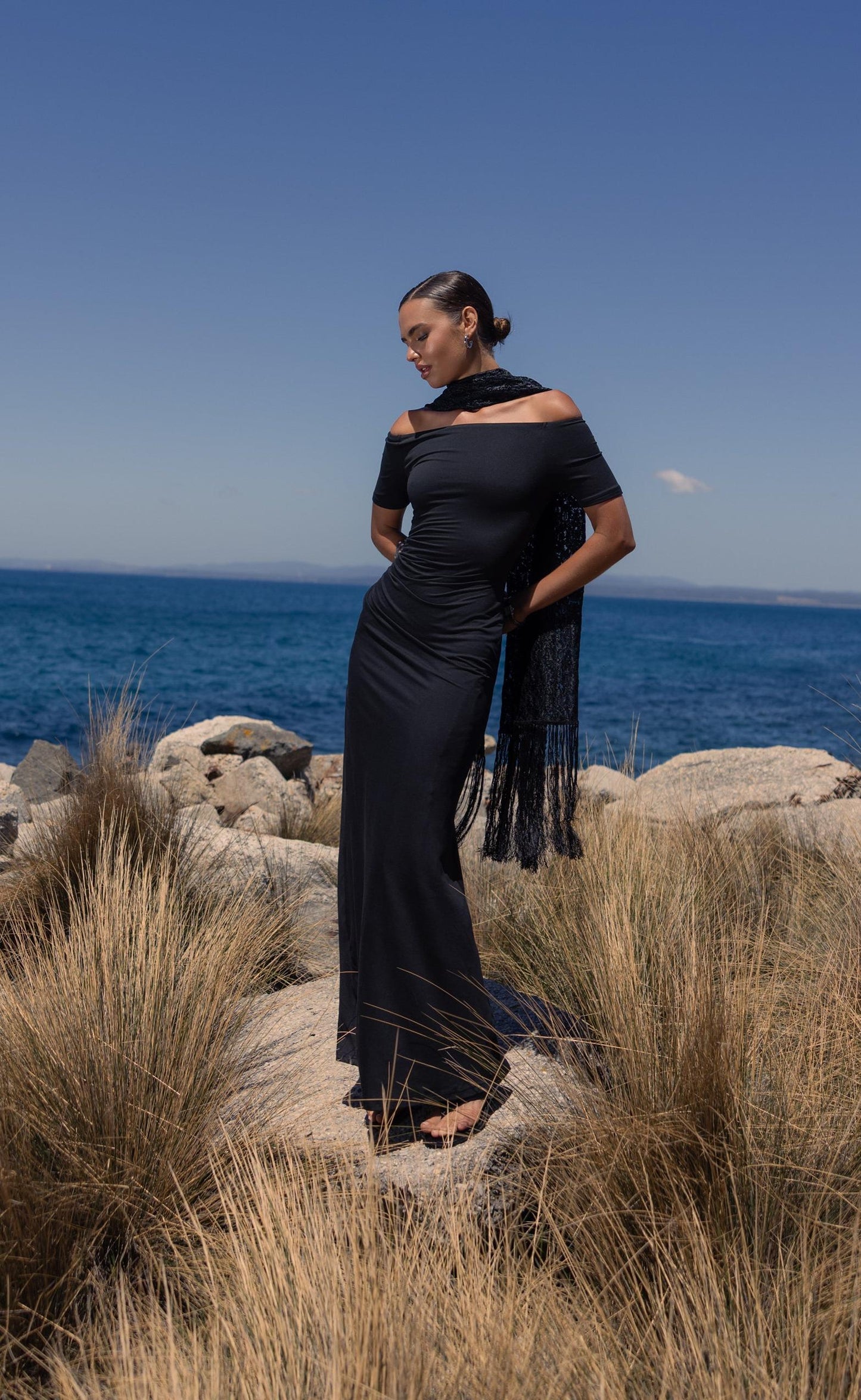 Piper Maxi Dress (Black)