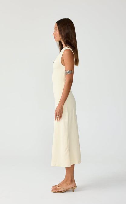 Fletcher Midi Dress (Butter)