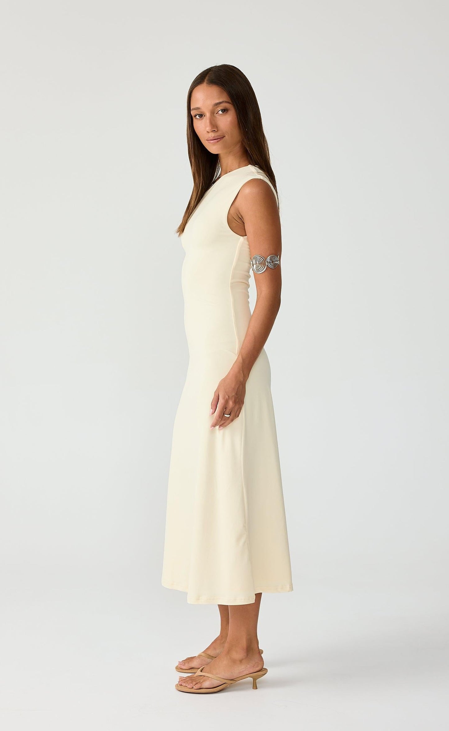 Fletcher Midi Dress (Butter)