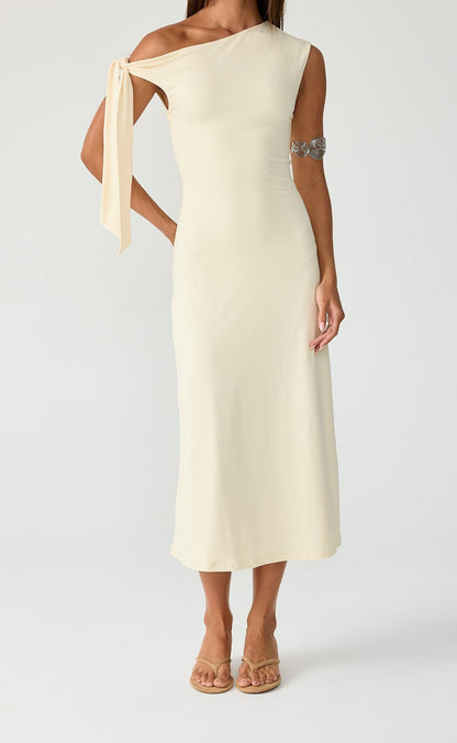 Fletcher Midi Dress (Butter)