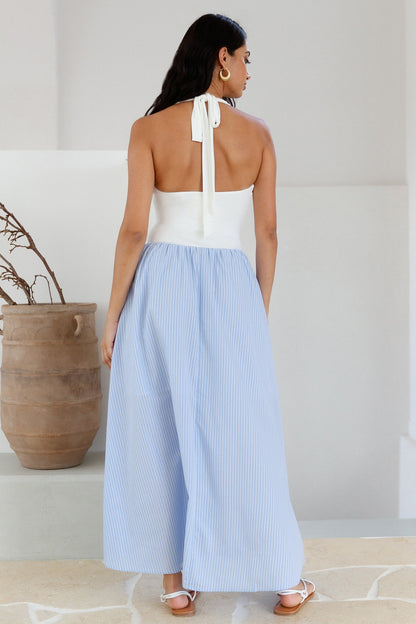 Soft Sail Maxi Dress Blue