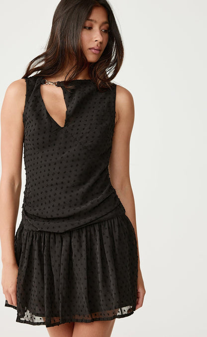 Fia Mini Dress (Black)